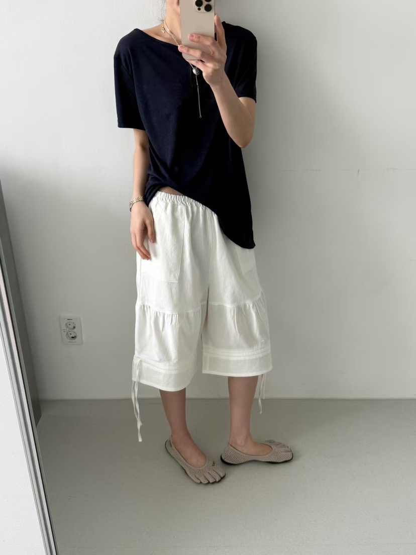 MINIMUZE韓國代購㊣女裝新款職業熱賣休閑推薦時尚短褲蝴蝶結MINIMUZE短褲