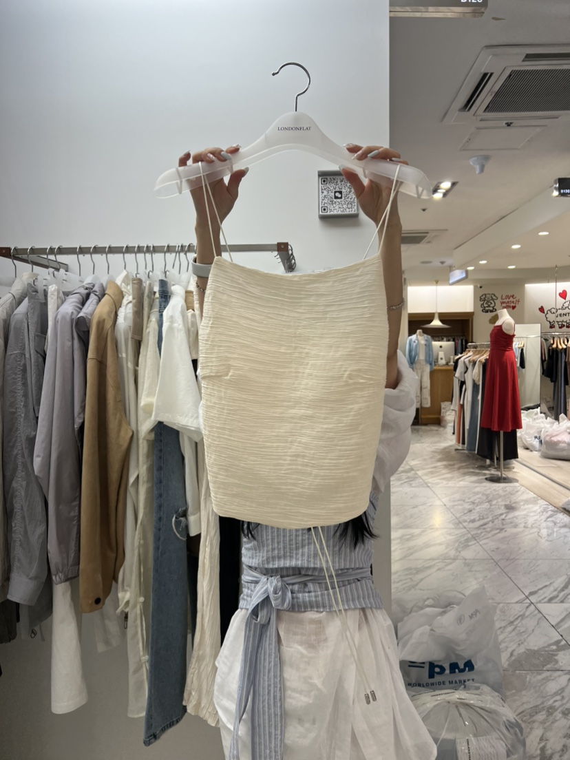 LONDON FLAT東大門㊣直郵女士新款時尚職業推薦25春夏吊帶背心LONDON FLAT吊帶/背心