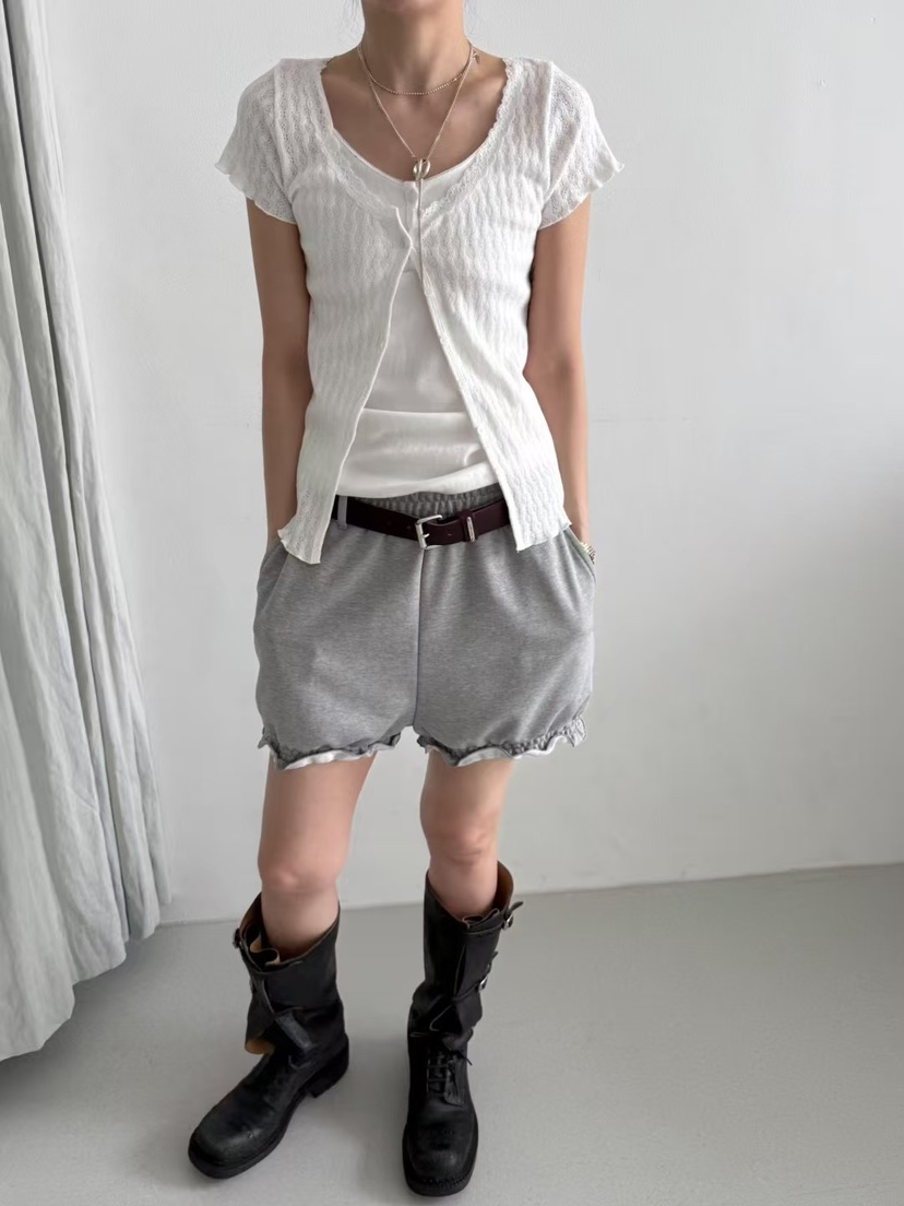 MINIMUZE東大門㊣實拍女士新款25春夏休閑推薦人氣職業短褲MINIMUZE短褲