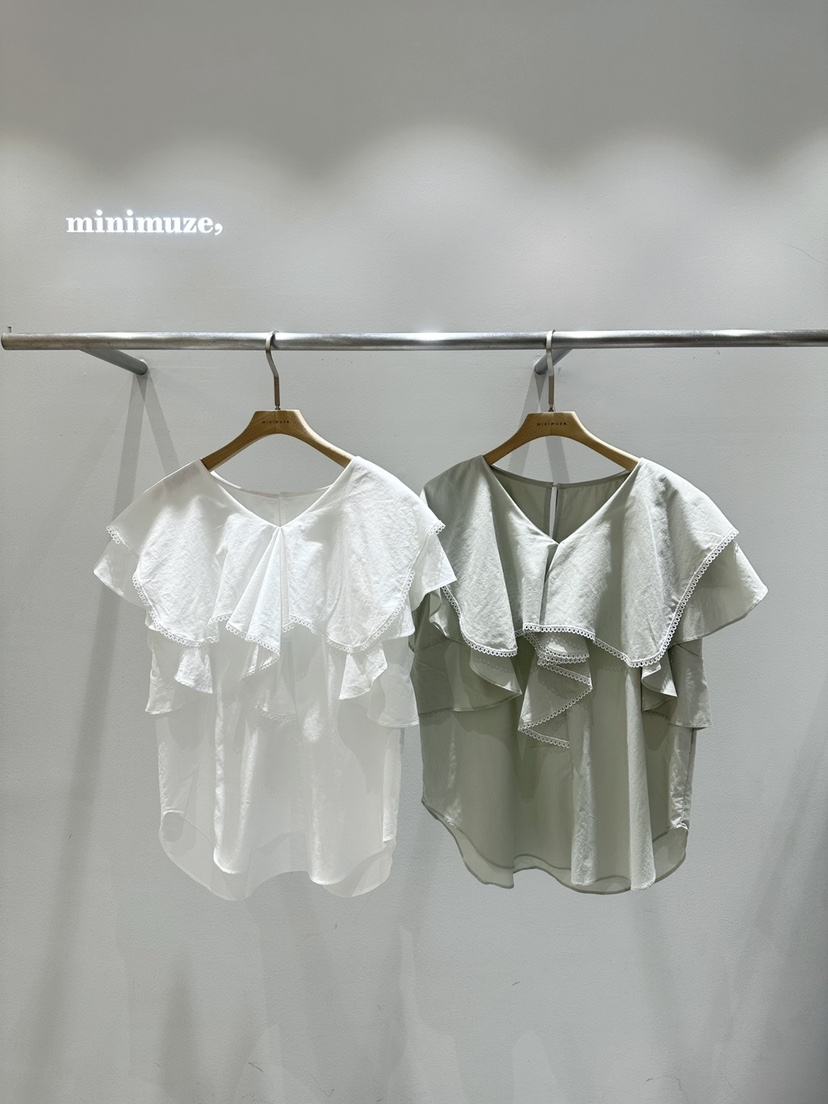 MINIMUZE東大門㊣代購女士新品職業真品熱賣時尚襯衫蕾絲衫MINIMUZE襯衫/蕾絲衫