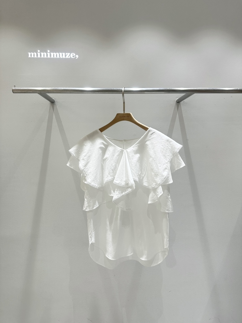 MINIMUZE東大門㊣代購女士新品職業真品熱賣時尚襯衫蕾絲衫MINIMUZE襯衫/蕾絲衫圖色2