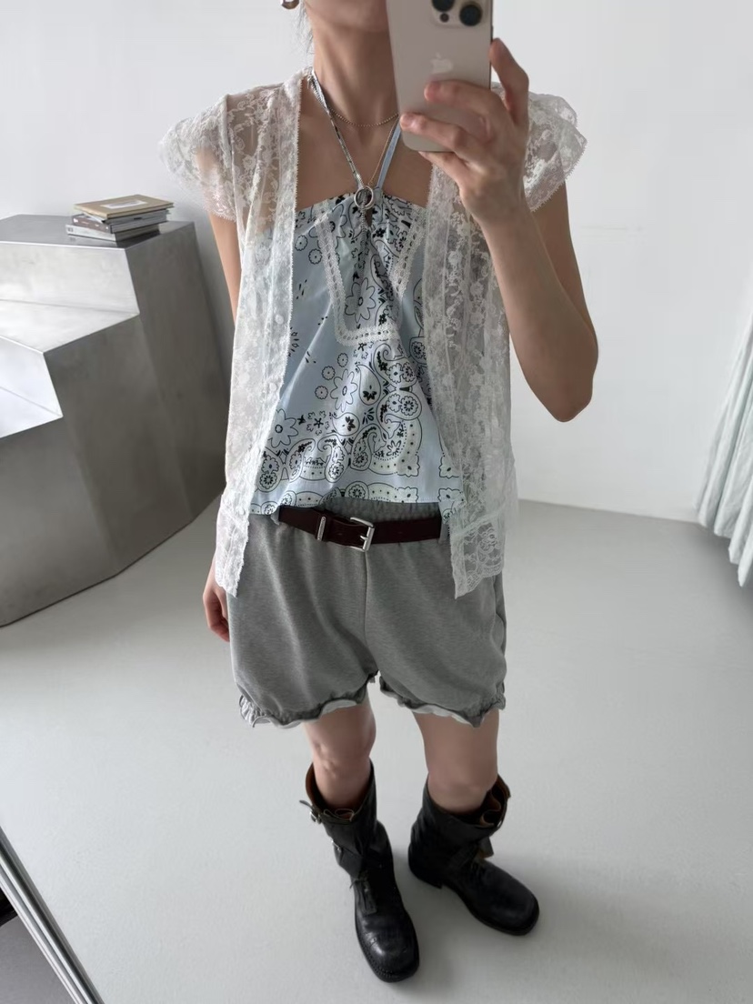 MINIMUZE東大門㊣直郵女士新款推薦時尚休閑襯衫蕾絲衫開衫MINIMUZE襯衫/蕾絲衫