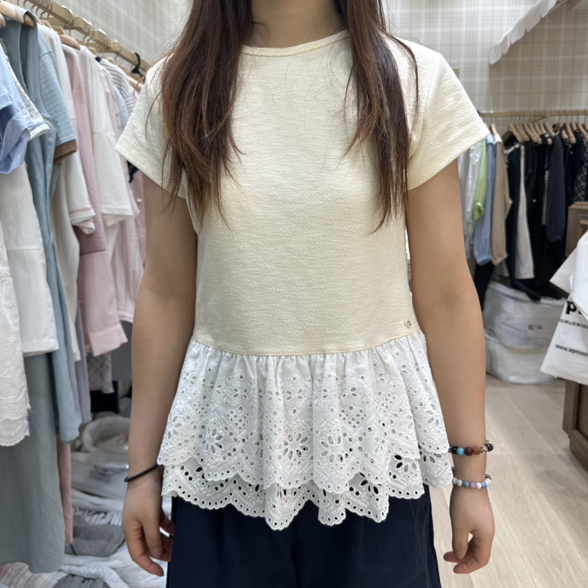 OURMOMENT東大門㊣代購女裝新品休閑25春夏真品職業推薦T恤OURMOMENTT恤圖色2