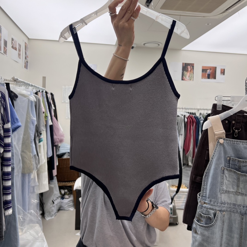 SOLD OUT韓國直郵㊣女裝新款熱賣25春夏職業人氣吊帶背心緊身SOLD OUT吊帶/背心