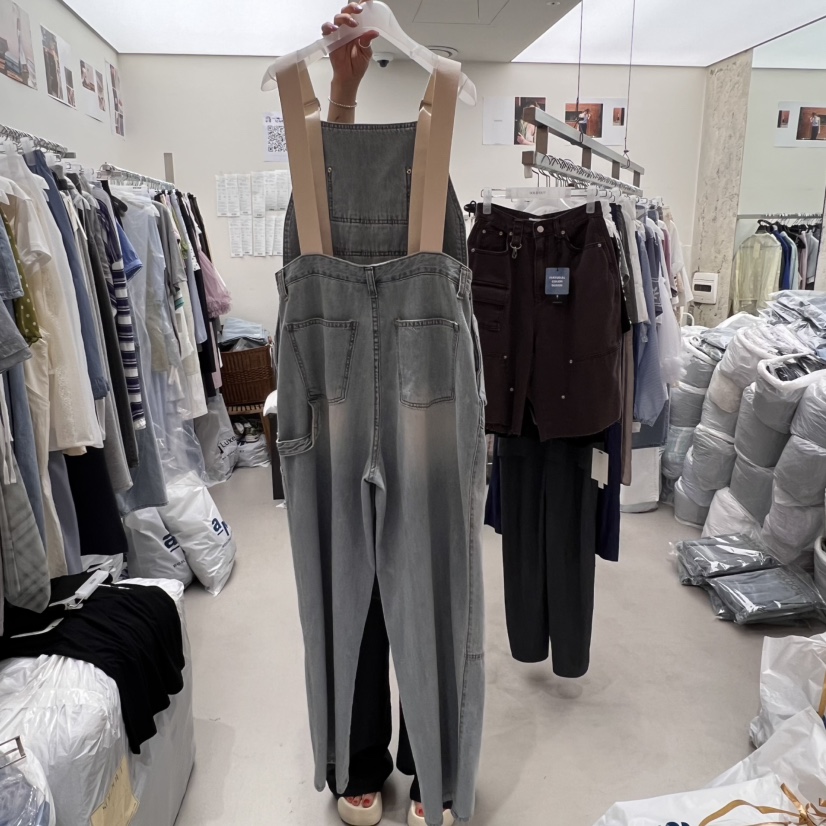 SOLD OUT東大門㊣實拍女裝新品25春夏職業真品熱賣人氣背帶褲SOLD OUT背帶褲