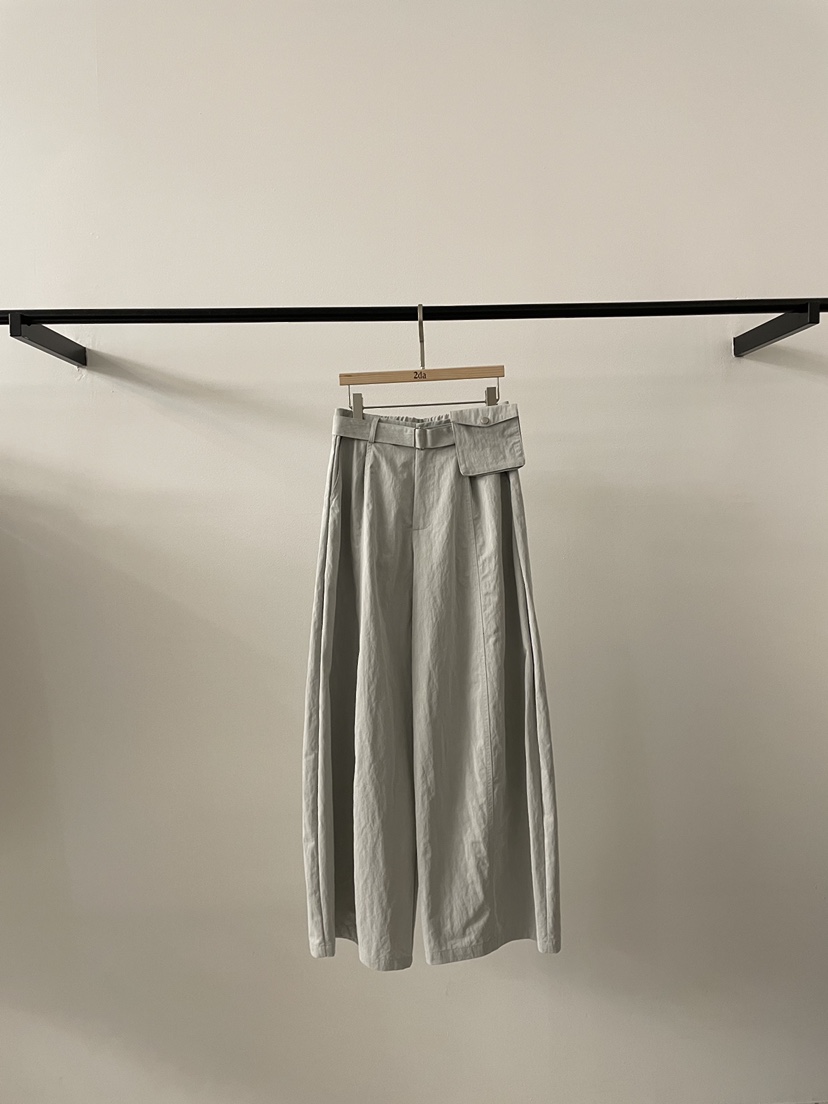DARIMI-P韓國直郵㊣女裝新品休閑熱賣推薦職業休閑褲含腰帶2da/DARIMI-P休閑褲圖色3