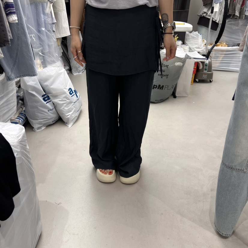 SOLD OUT東大門㊣實拍女士新款職業休閑真品25春夏熱賣裙褲SOLD OUT裙褲圖色3