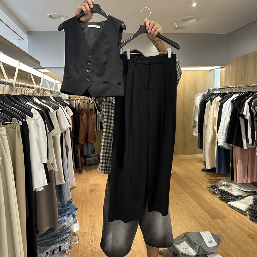 LEFANCY韓國代購㊣女士新款職業推薦休閑25春夏人氣套裝套裝LEFANCY套裝圖色2