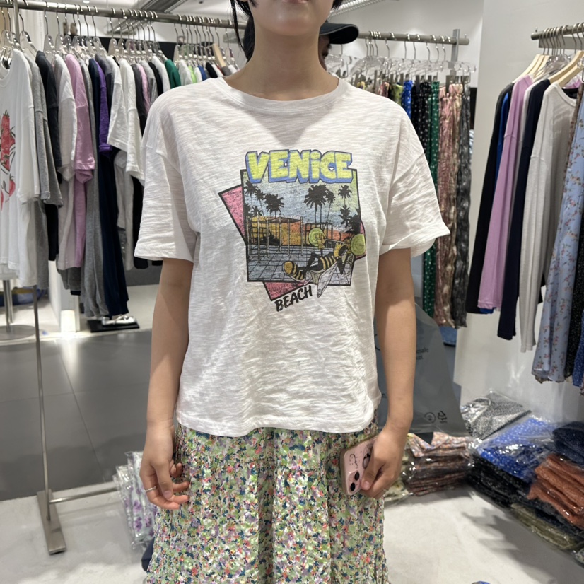 COMBO東大門㊣代購女裝新品推薦職業25春夏休閑人氣熱賣T恤COM_BOT恤圖色3