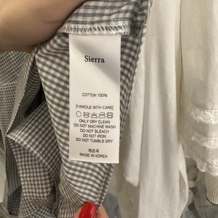 SIERRA東大門㊣代購女裝新款真品時尚職業熱賣25春夏吊帶背心SIERRA吊帶/背心