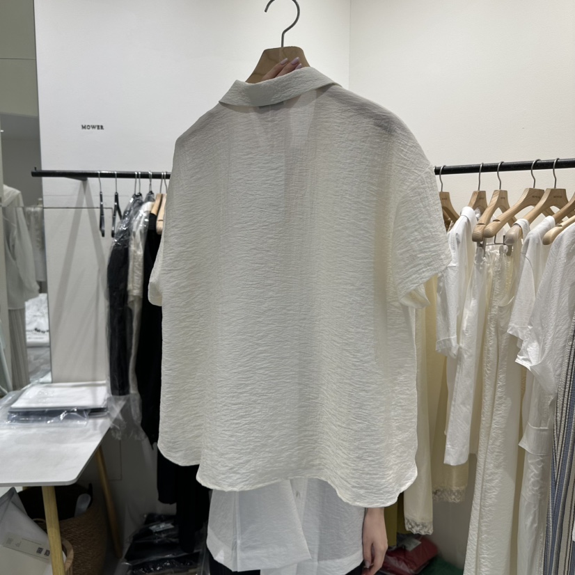 MOWER東大門㊣直郵女士新品推薦真品職業時尚休閑襯衫蕾絲衫MOWER襯衫/蕾絲衫