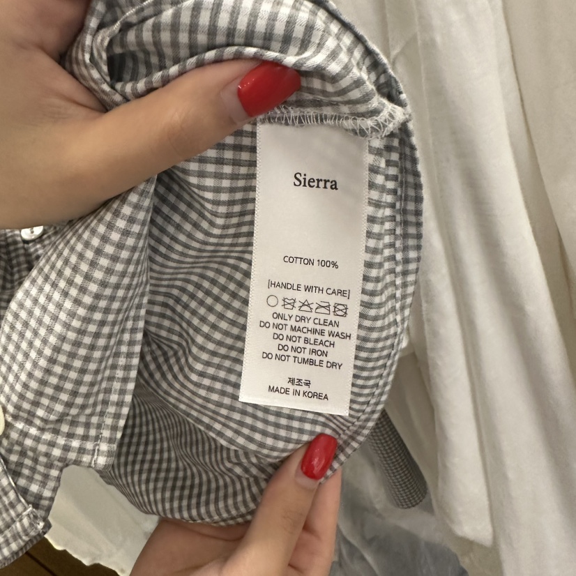 SIERRA東大門㊣代購女裝新品25春夏職業人氣時尚襯衫蕾絲衫SIERRA襯衫/蕾絲衫