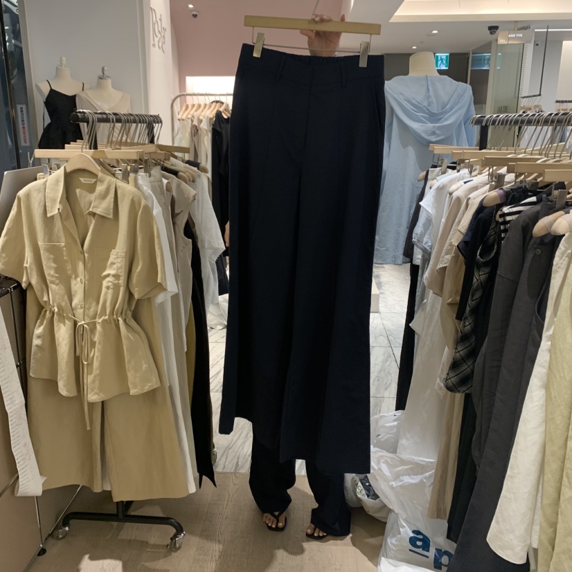 W AND J東大門㊣代購女士新款熱賣25春夏職業休閑人氣休閑褲W AND J休閑褲圖色3