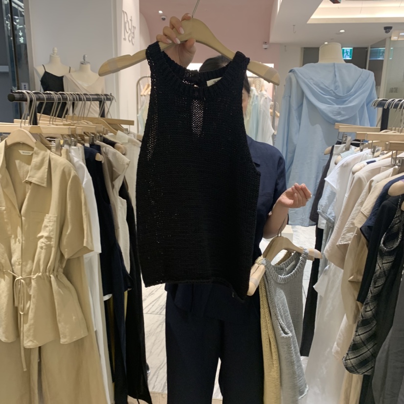W AND J東大門㊣直郵女裝新款推薦真品時尚職業吊帶背心棉質W AND J吊帶/背心圖色4