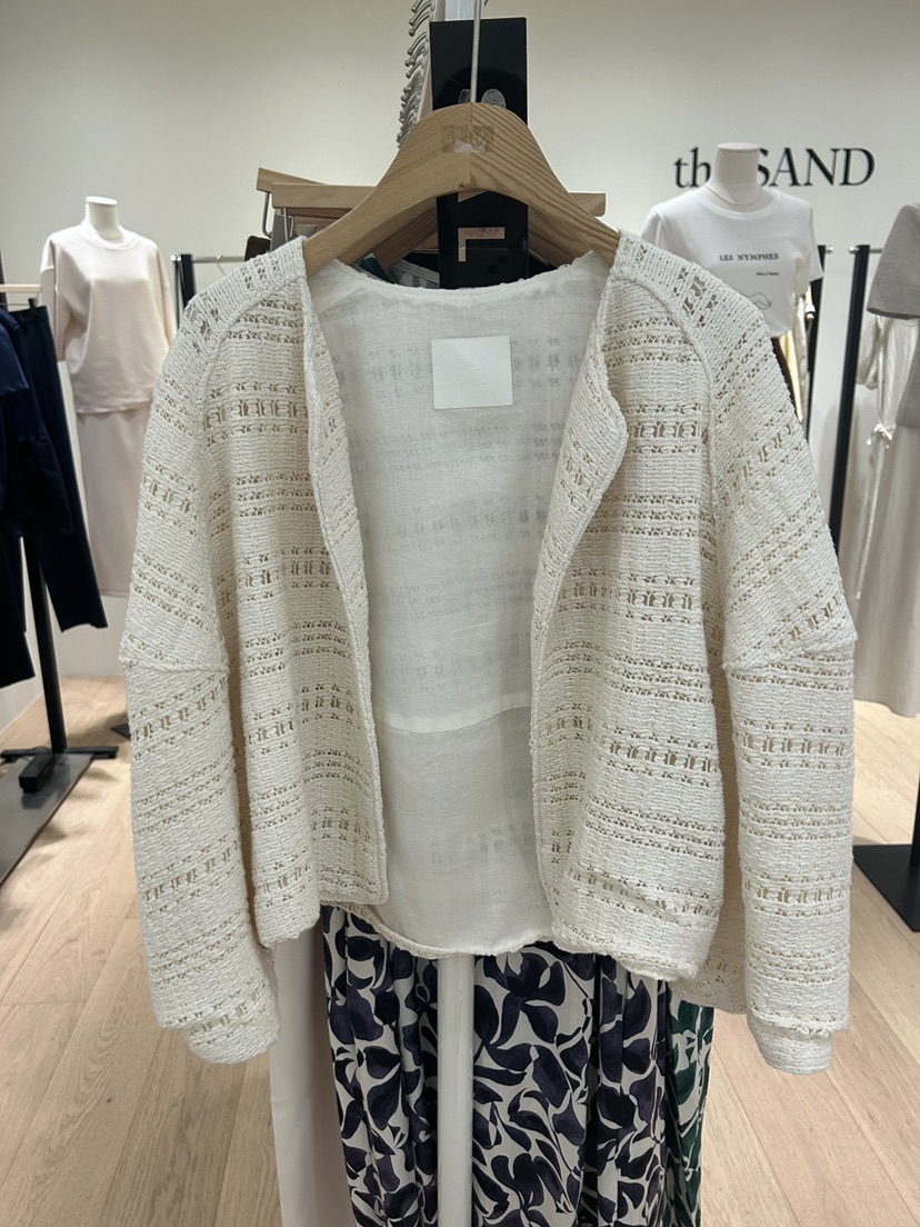 THE SAND/SAND BEIGE東大門㊣實拍女士新品職業25春夏夾克THE SAND/SAND BEIGE夾克