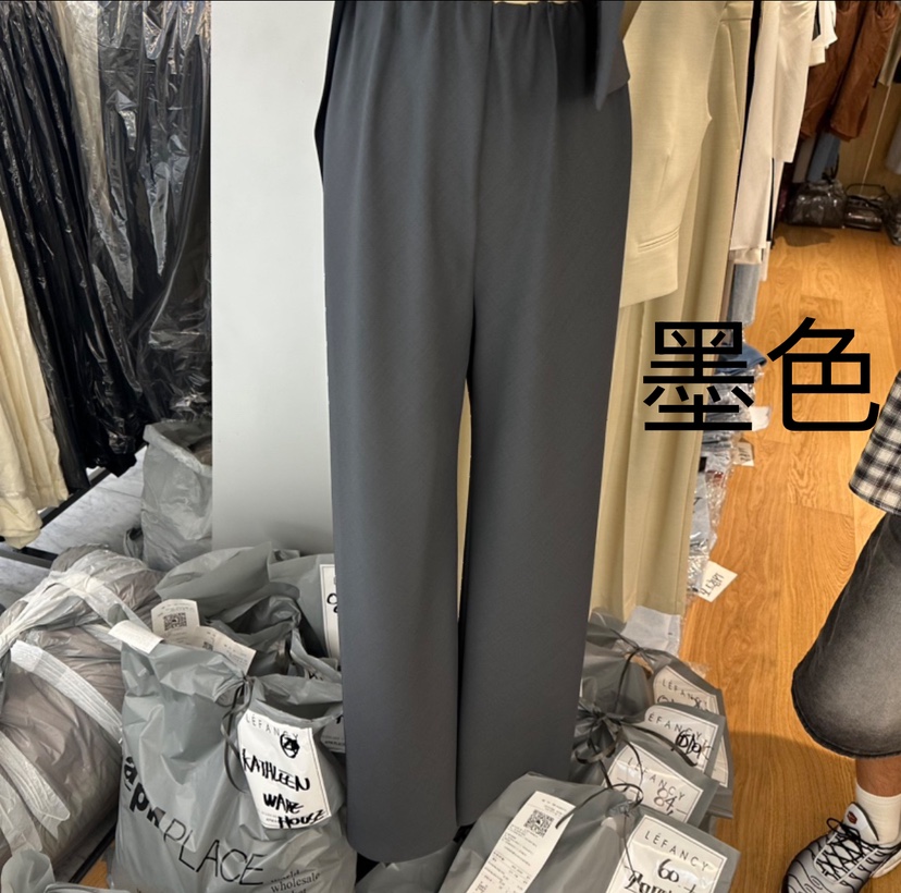 LEFANCY韓國直郵㊣女士新品推薦職業25春夏人氣真品時尚休閑褲LEFANCY休閑褲圖色2