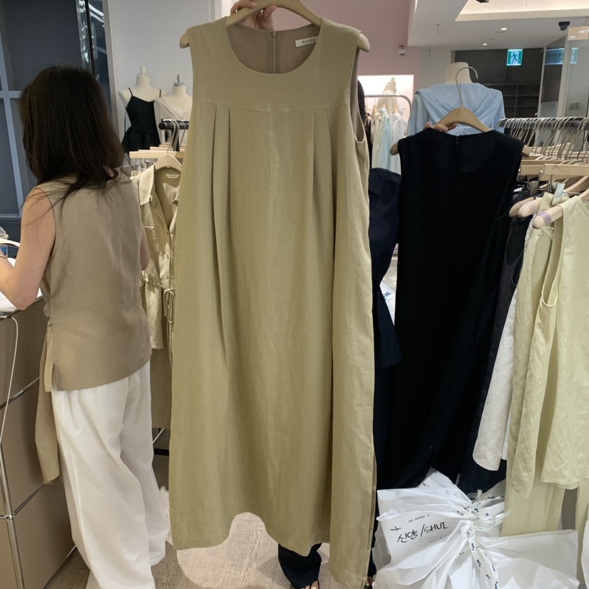 W AND J韓國直郵㊣女裝新品真品時尚推薦人氣熱賣職業連衣裙W AND J連衣裙圖色2