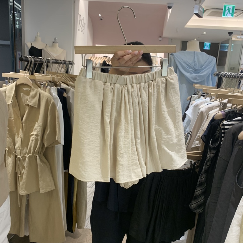 W AND J東大門㊣直郵女士新品推薦休閑時尚真品熱賣短褲亞麻W AND J短褲