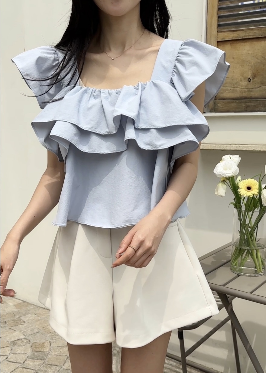CLASSY-O東大門㊣代購女士新款職業推薦真品襯衫蕾絲衫荷葉邊CLASSY-O襯衫/蕾絲衫