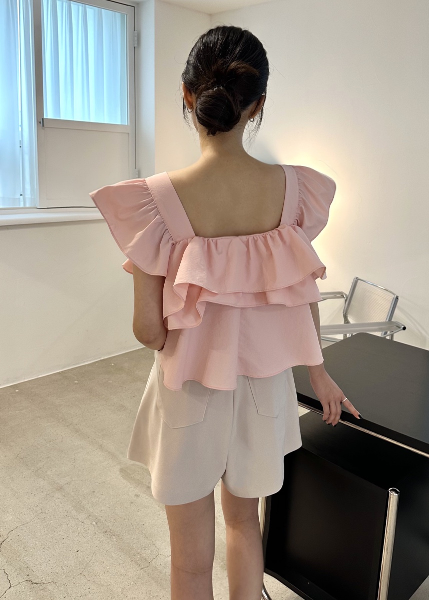 CLASSY-O東大門㊣代購女士新款職業推薦真品襯衫蕾絲衫荷葉邊CLASSY-O襯衫/蕾絲衫