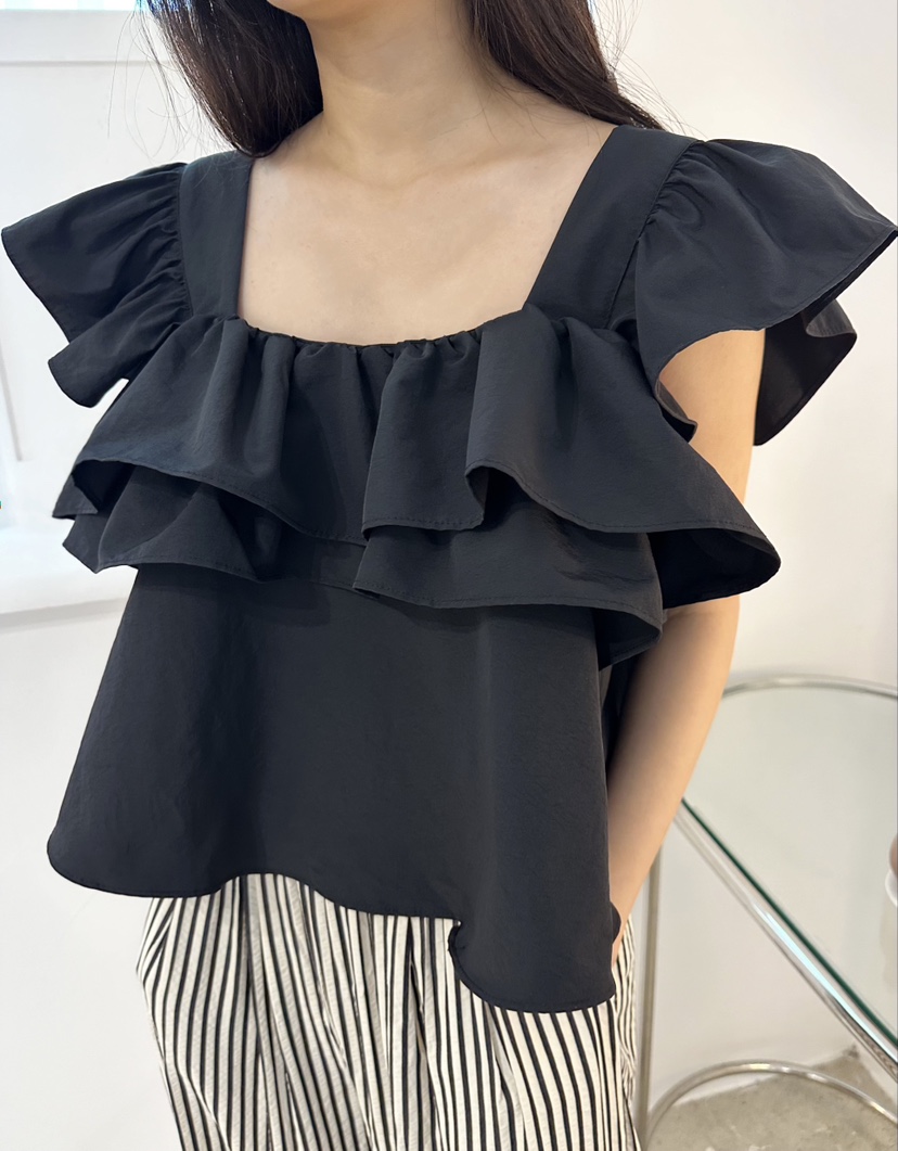 CLASSY-O東大門㊣代購女士新款職業推薦真品襯衫蕾絲衫荷葉邊CLASSY-O襯衫/蕾絲衫圖色3