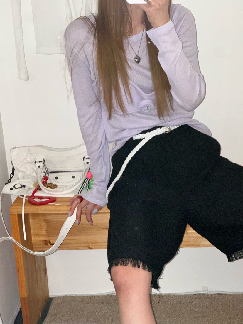 ZEROZERO東大門㊣實拍女士新款真品時尚短褲不含腰帶粗花呢ZEROZERO短褲
