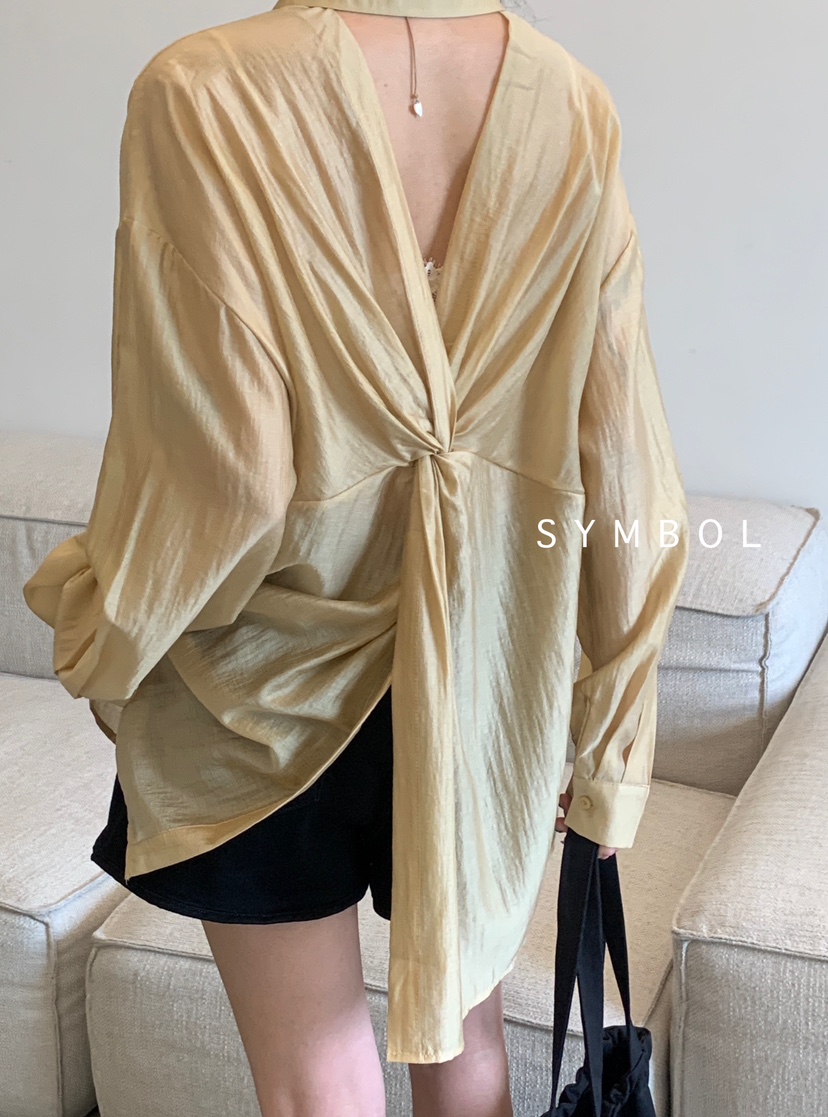 SYMBOL東大門㊣代購女裝新品推薦人氣熱賣真品休閑襯衫蕾絲衫SYMBOL襯衫/蕾絲衫