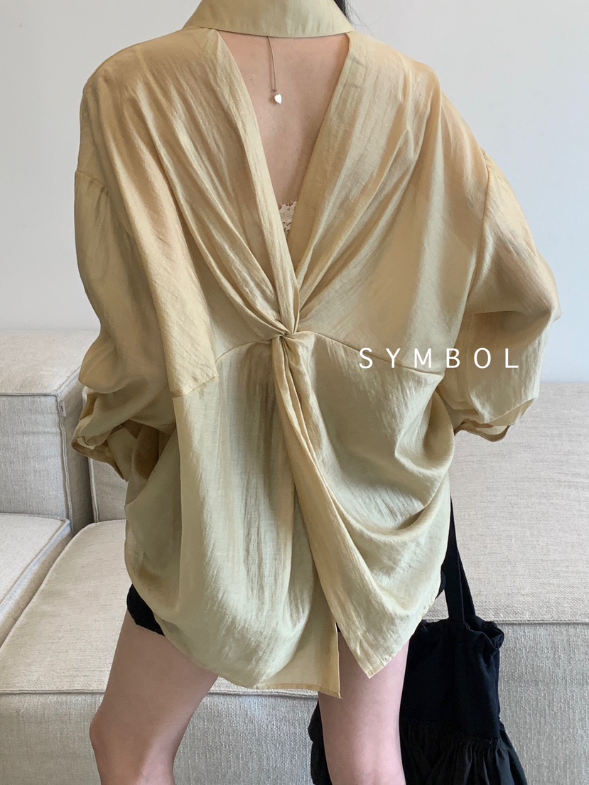SYMBOL東大門㊣代購女裝新品推薦人氣熱賣真品休閑襯衫蕾絲衫SYMBOL襯衫/蕾絲衫