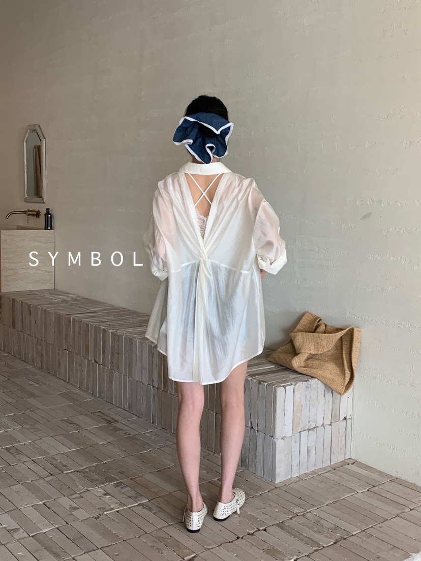 SYMBOL東大門㊣代購女裝新品推薦人氣熱賣真品休閑襯衫蕾絲衫SYMBOL襯衫/蕾絲衫