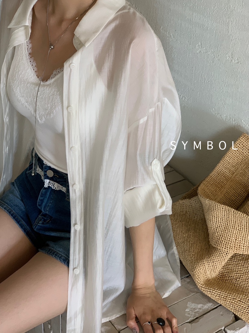 SYMBOL東大門㊣代購女裝新品推薦人氣熱賣真品休閑襯衫蕾絲衫SYMBOL襯衫/蕾絲衫