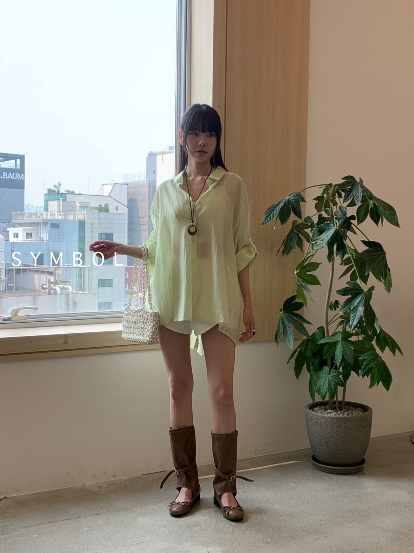 SYMBOL東大門㊣代購女裝新品推薦人氣熱賣真品休閑襯衫蕾絲衫SYMBOL襯衫/蕾絲衫