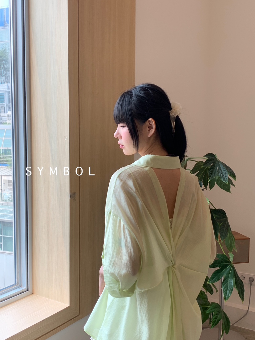 SYMBOL東大門㊣代購女裝新品推薦人氣熱賣真品休閑襯衫蕾絲衫SYMBOL襯衫/蕾絲衫