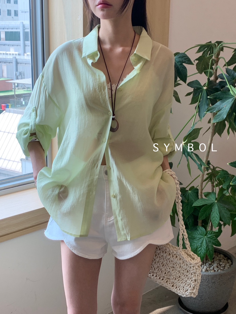 SYMBOL東大門㊣代購女裝新品推薦人氣熱賣真品休閑襯衫蕾絲衫SYMBOL襯衫/蕾絲衫