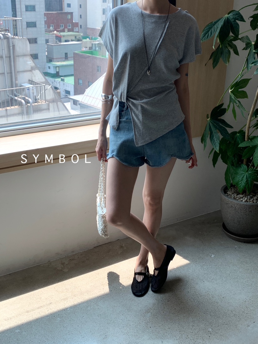 SYMBOL韓國代購㊣女裝新款人氣真品時尚熱賣25春夏休閑推薦T恤SYMBOLT恤