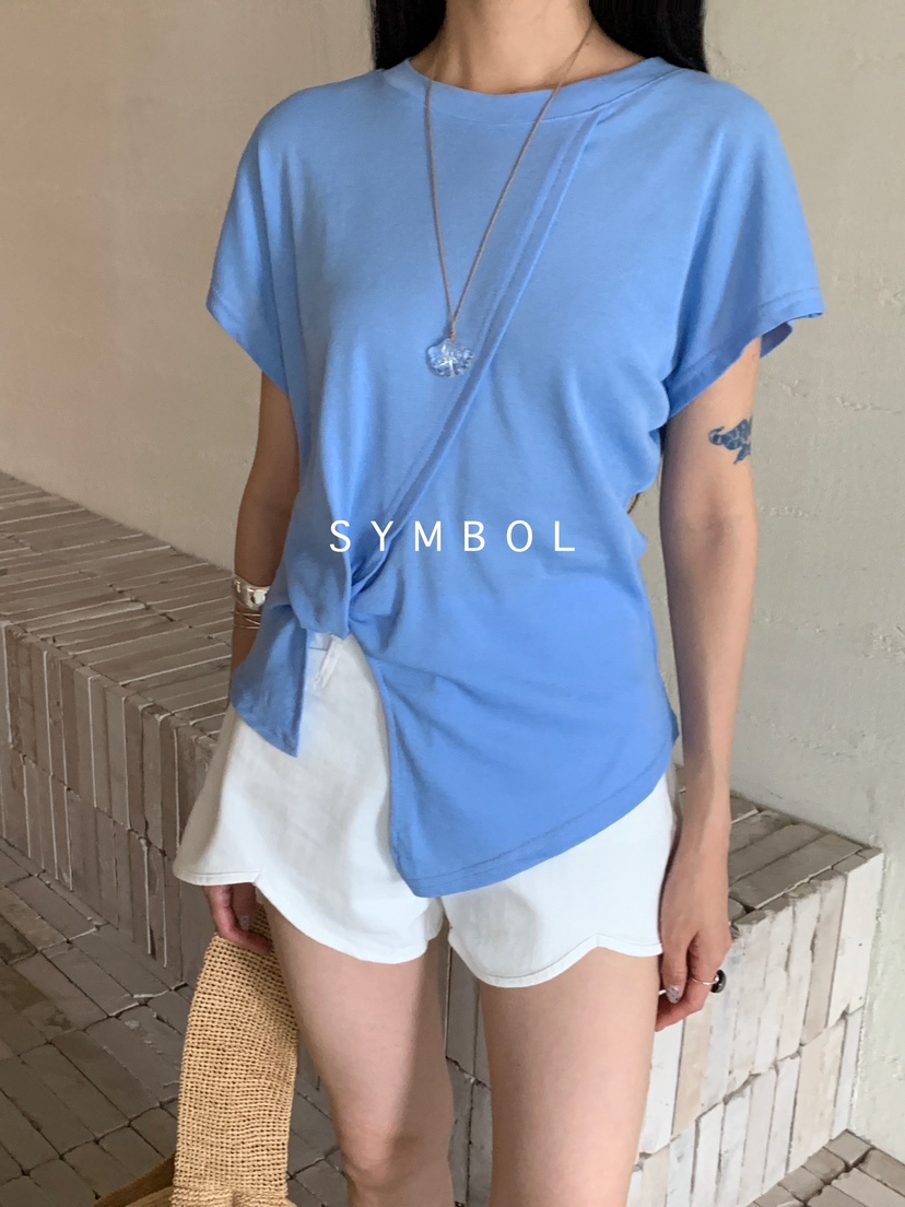 SYMBOL韓國代購㊣女裝新款人氣真品時尚熱賣25春夏休閑推薦T恤SYMBOLT恤