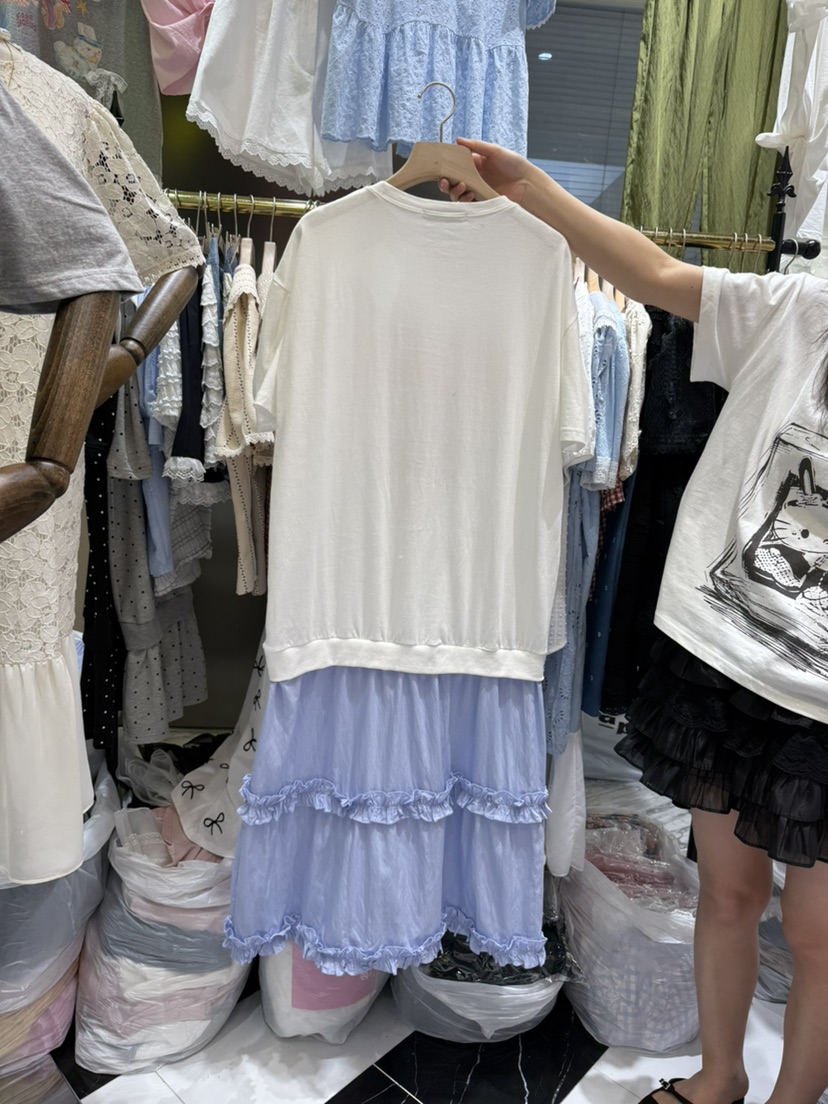 BE&BE東大門㊣直郵女裝新款真品25春夏休閑人氣連衣裙BE&be連衣裙