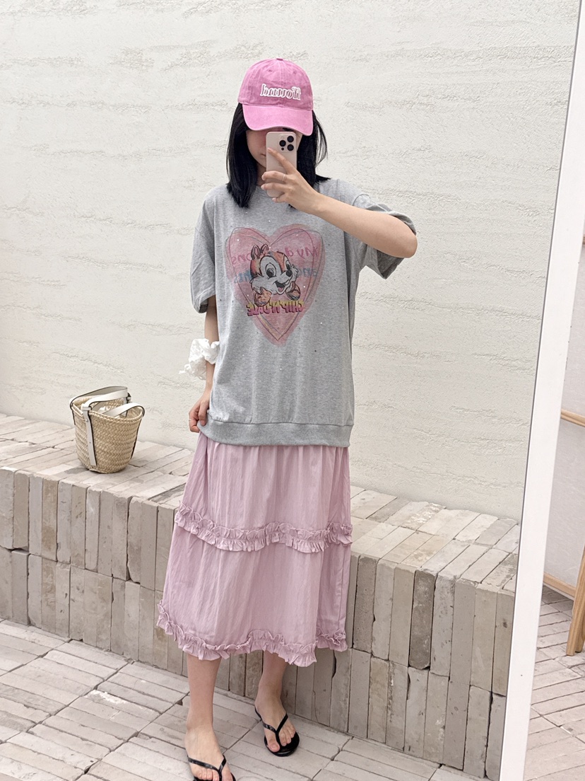 BE&BE東大門㊣直郵女裝新款真品25春夏休閑人氣連衣裙BE&be連衣裙