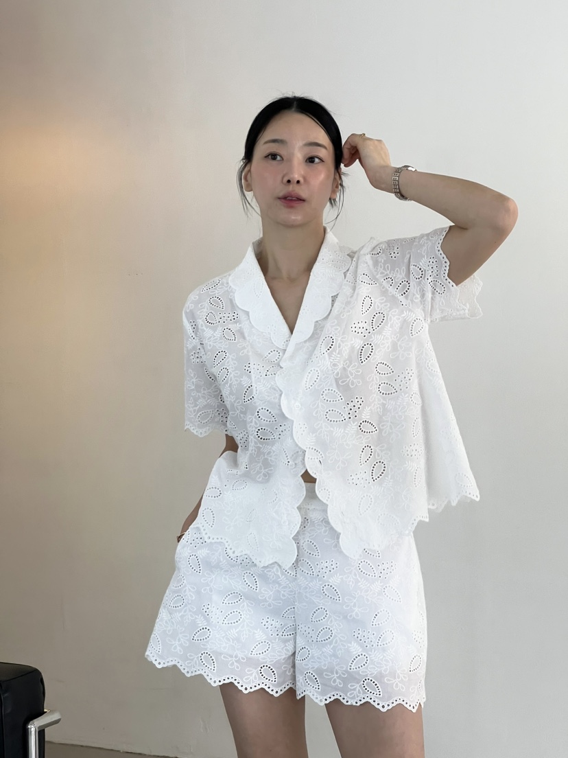 VERNI韓國代購㊣女士新款職業時尚25春夏推薦熱賣休閑套裝刺繡VERNI套裝