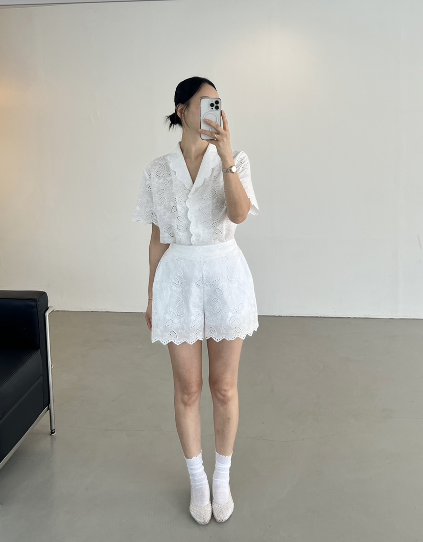 VERNI韓國代購㊣女士新款職業時尚25春夏推薦熱賣休閑套裝刺繡VERNI套裝