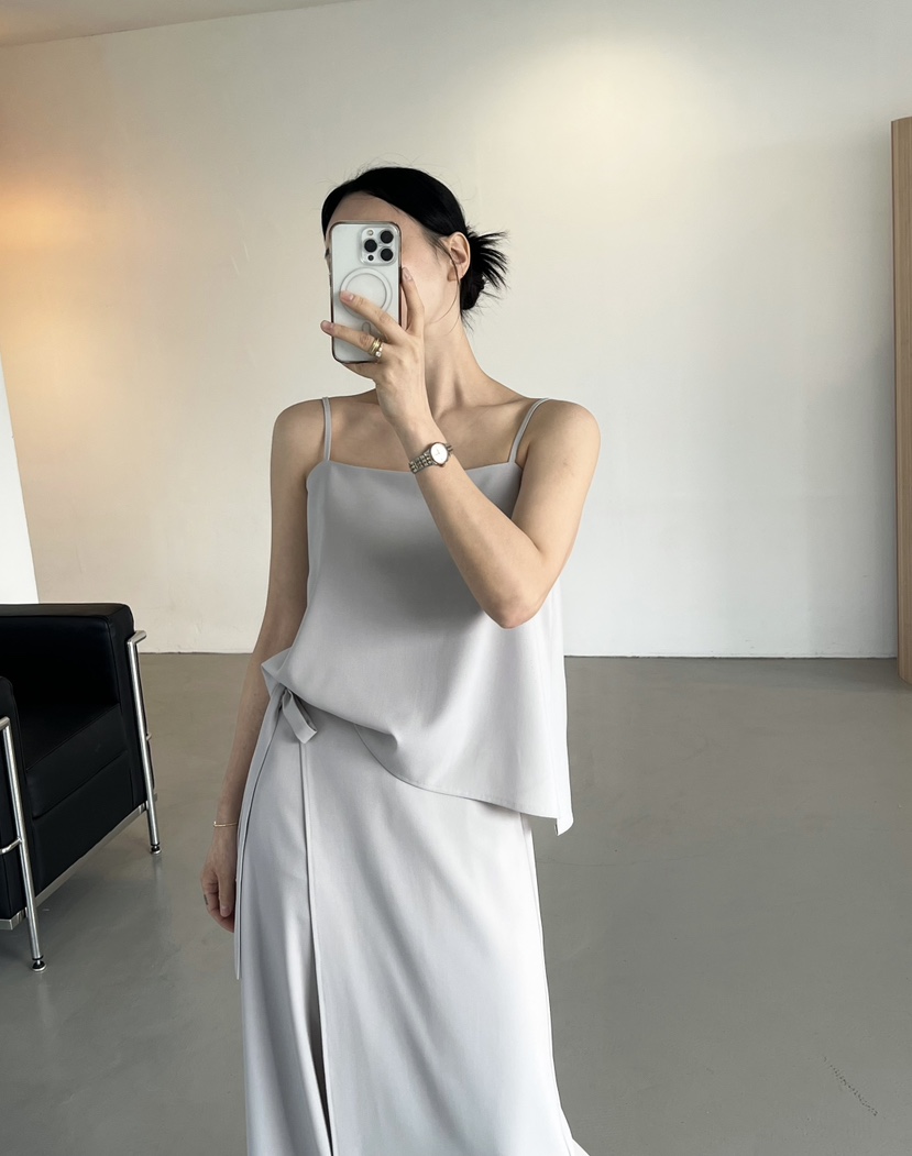 VERNI韓國代購㊣女裝新品熱賣時尚人氣職業25春夏休閑吊帶背心VERNI吊帶/背心