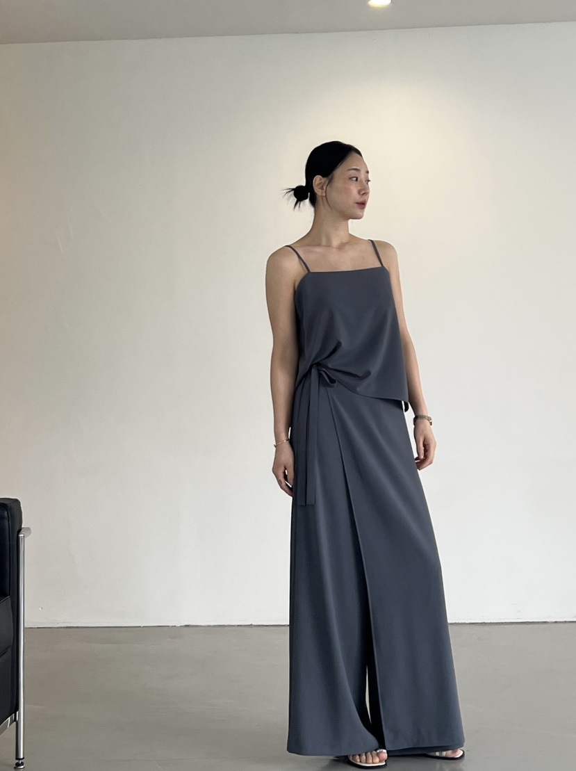 VERNI韓國代購㊣女裝新品熱賣時尚人氣職業25春夏休閑吊帶背心VERNI吊帶/背心