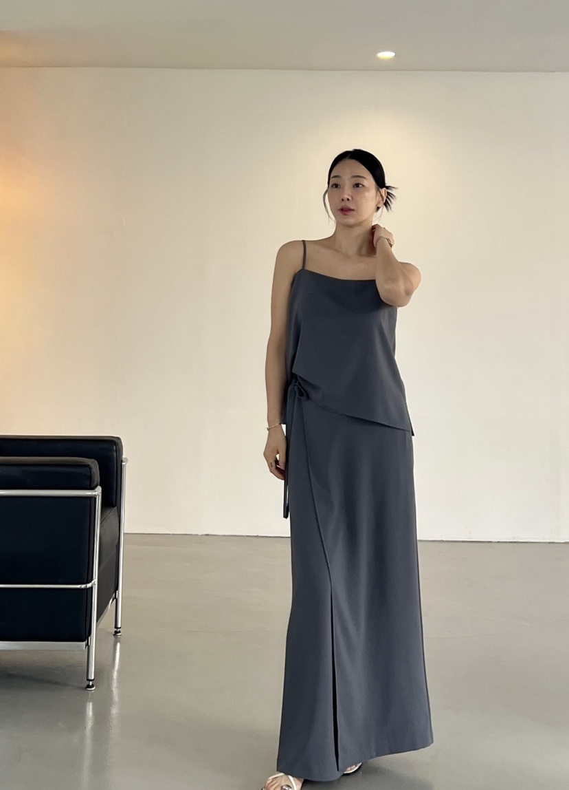 VERNI韓國代購㊣女裝新品熱賣時尚人氣職業25春夏休閑吊帶背心VERNI吊帶/背心