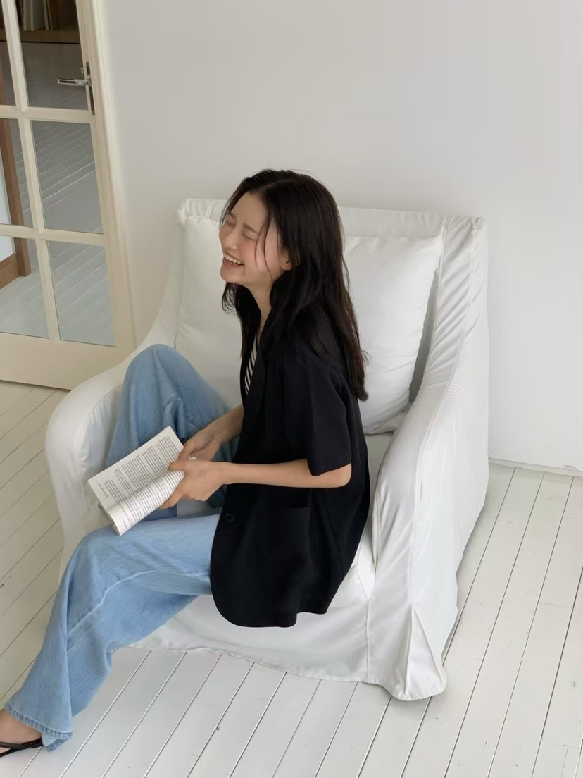 ANOU韓國代購㊣女裝新品時尚推薦休閑熱賣人氣真品25春夏夾克ANOU夾克
