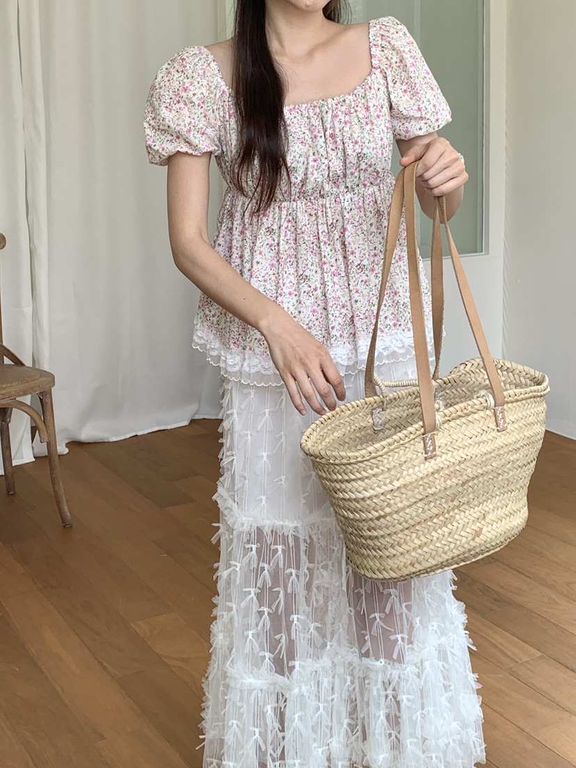 PARSLEY韓國直郵㊣女裝新款真品熱賣人氣時尚25春夏襯衫蕾絲衫Daze襯衫/蕾絲衫