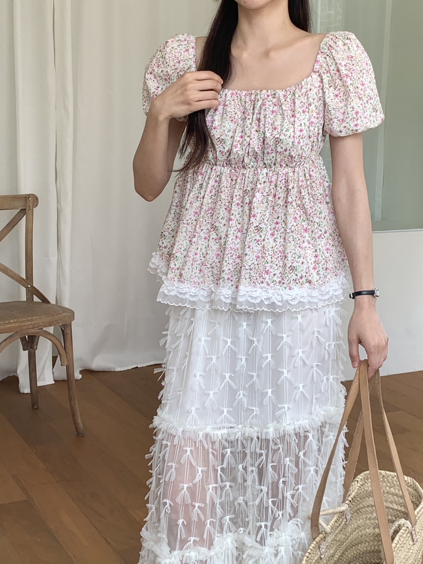 PARSLEY韓國直郵㊣女裝新款真品熱賣人氣時尚25春夏襯衫蕾絲衫Daze襯衫/蕾絲衫