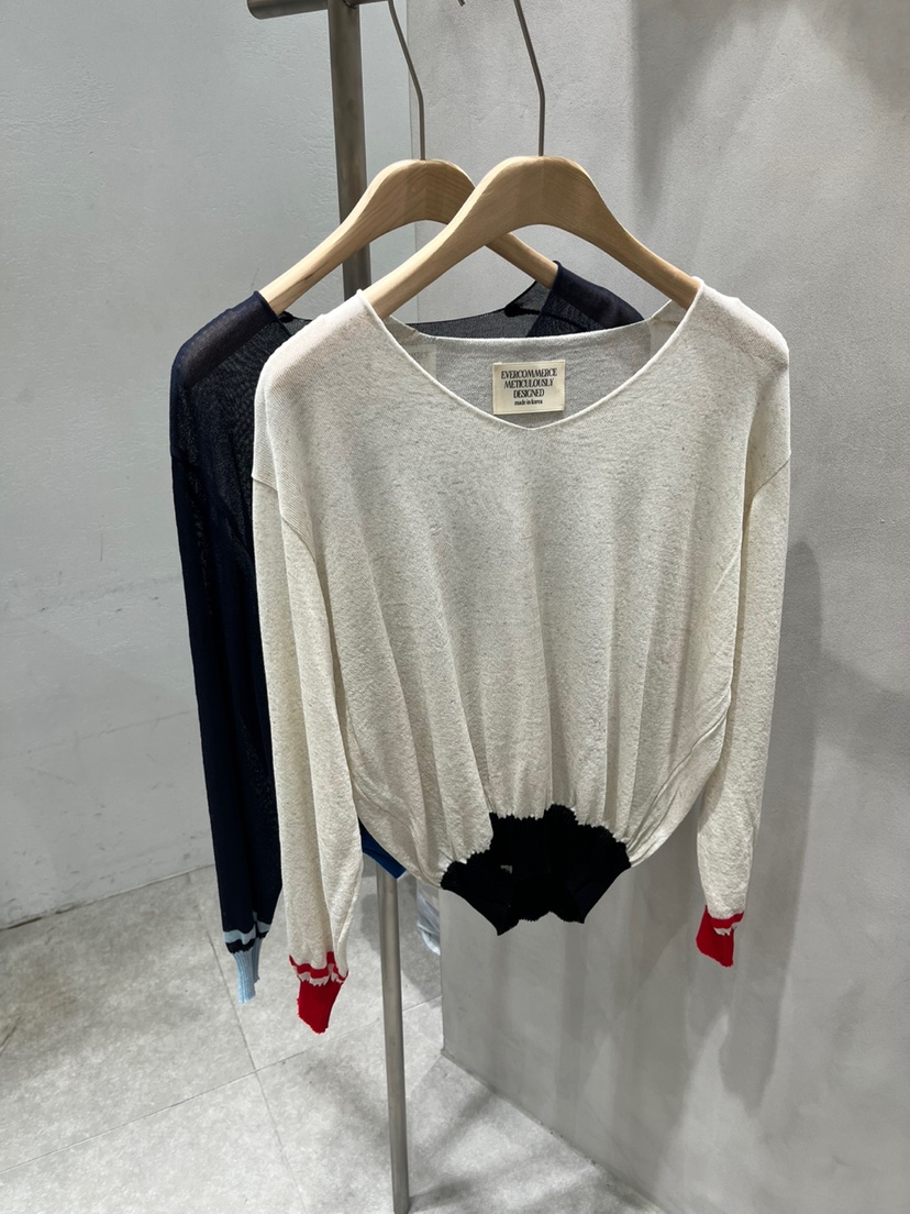 EVERCOMMERCE METICULOUSLY DESIGNED韓國代購㊣女士新款真品針織衫EVERCOMMERCE METICULOUSLY DESIGNED針織衫