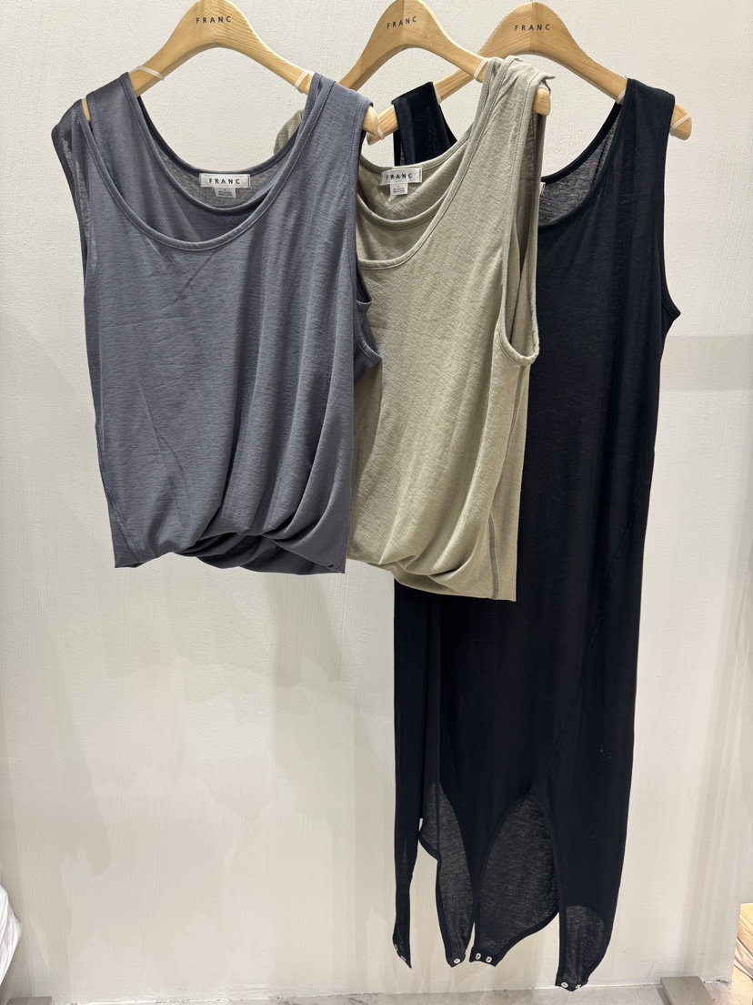 FRANC—L東大門㊣實拍女裝新款推薦職業25春夏休閑吊帶背心FRANC吊帶/背心