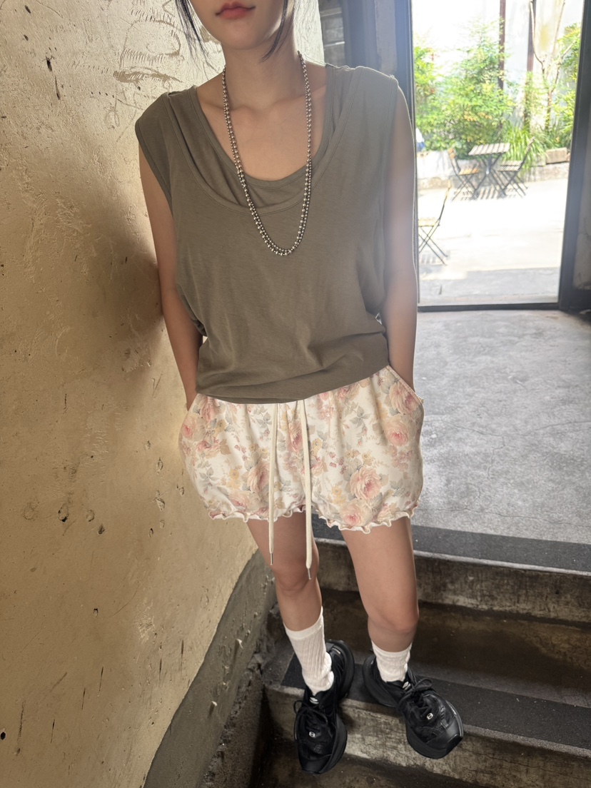 FRANC—L東大門㊣實拍女裝新款推薦職業25春夏休閑吊帶背心FRANC吊帶/背心