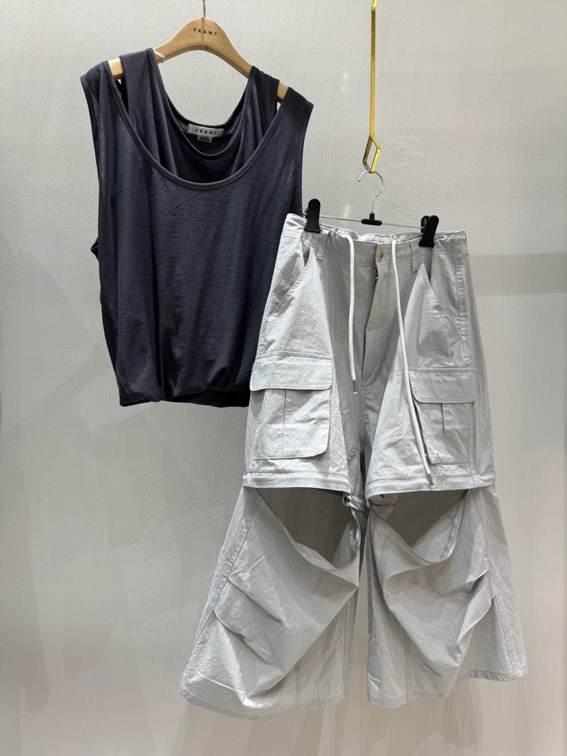 FRANC—L東大門㊣實拍女裝新款推薦職業25春夏休閑吊帶背心FRANC吊帶/背心