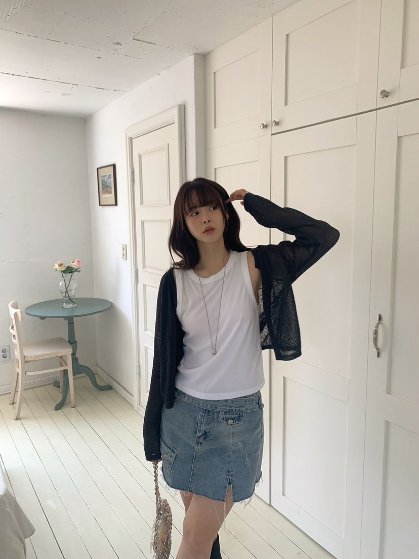 EOMPIT韓國代購㊣女士新品真品時尚人氣25春夏熱賣吊帶背心EOMPIT吊帶/背心